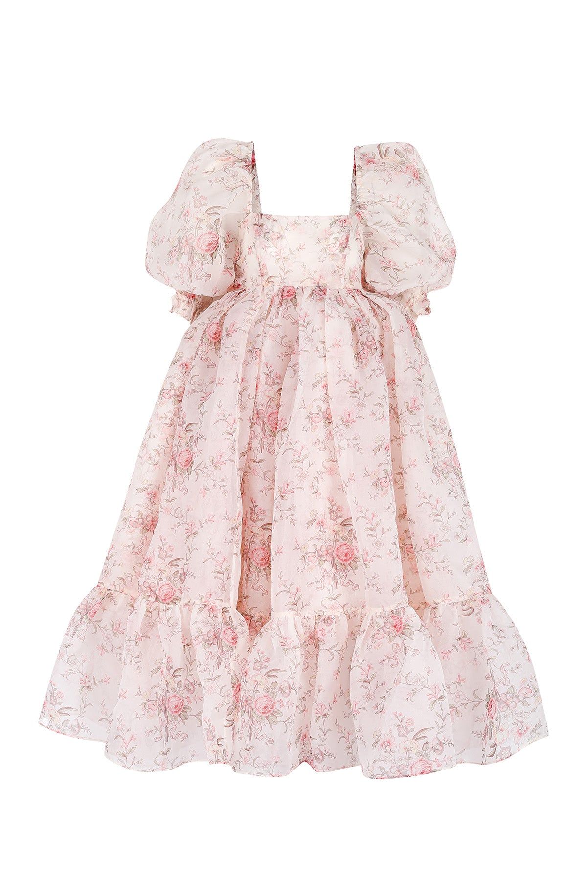 The Renaissance Girl French Puff Dress sold by Selkie product image thumbnail 2