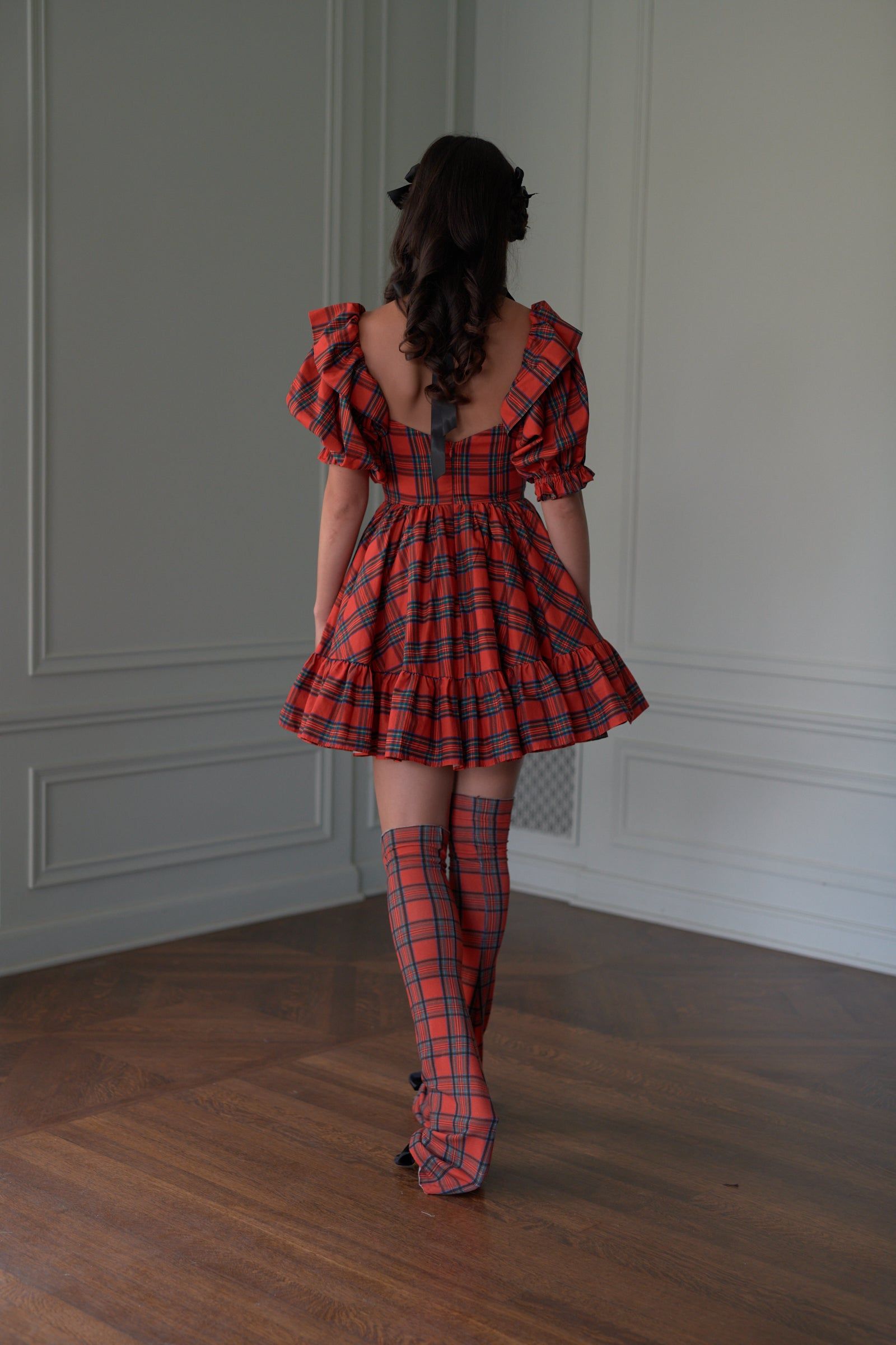 The Tartan Bebe Bloom Dress sold by Selkie product image thumbnail 22