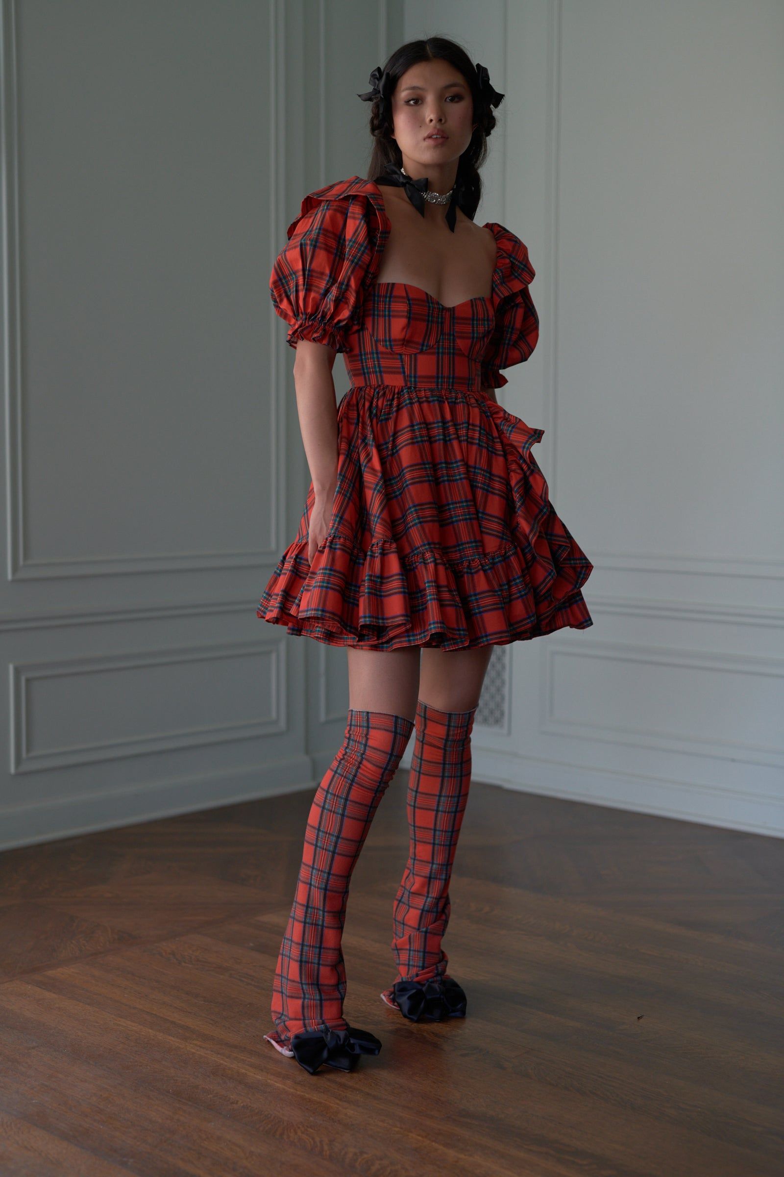 The Tartan Bebe Bloom Dress sold by Selkie product image thumbnail 16