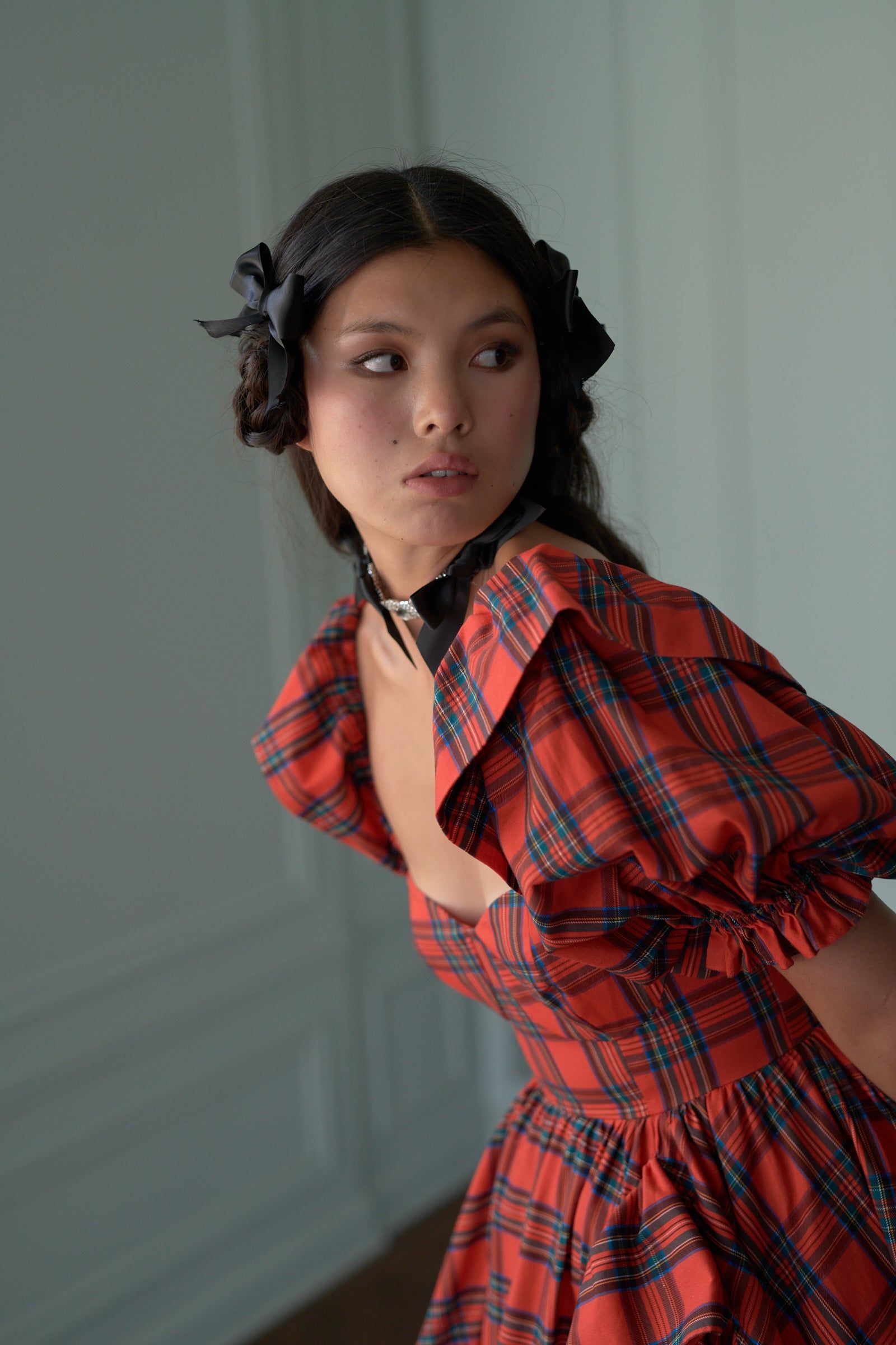 The Tartan Bebe Bloom Dress sold by Selkie product image thumbnail 19