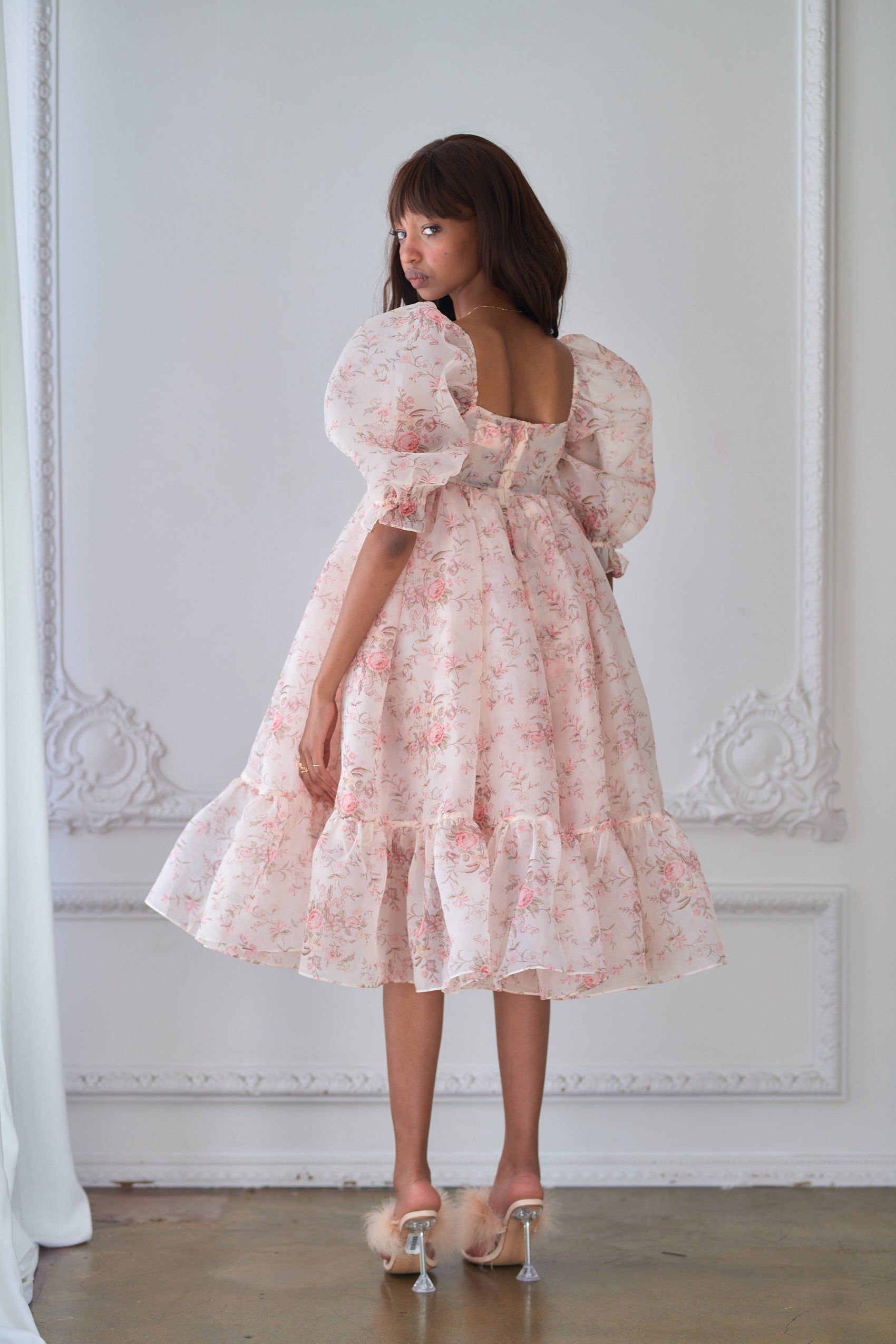 The Renaissance Girl French Puff Dress sold by Selkie product image thumbnail 12