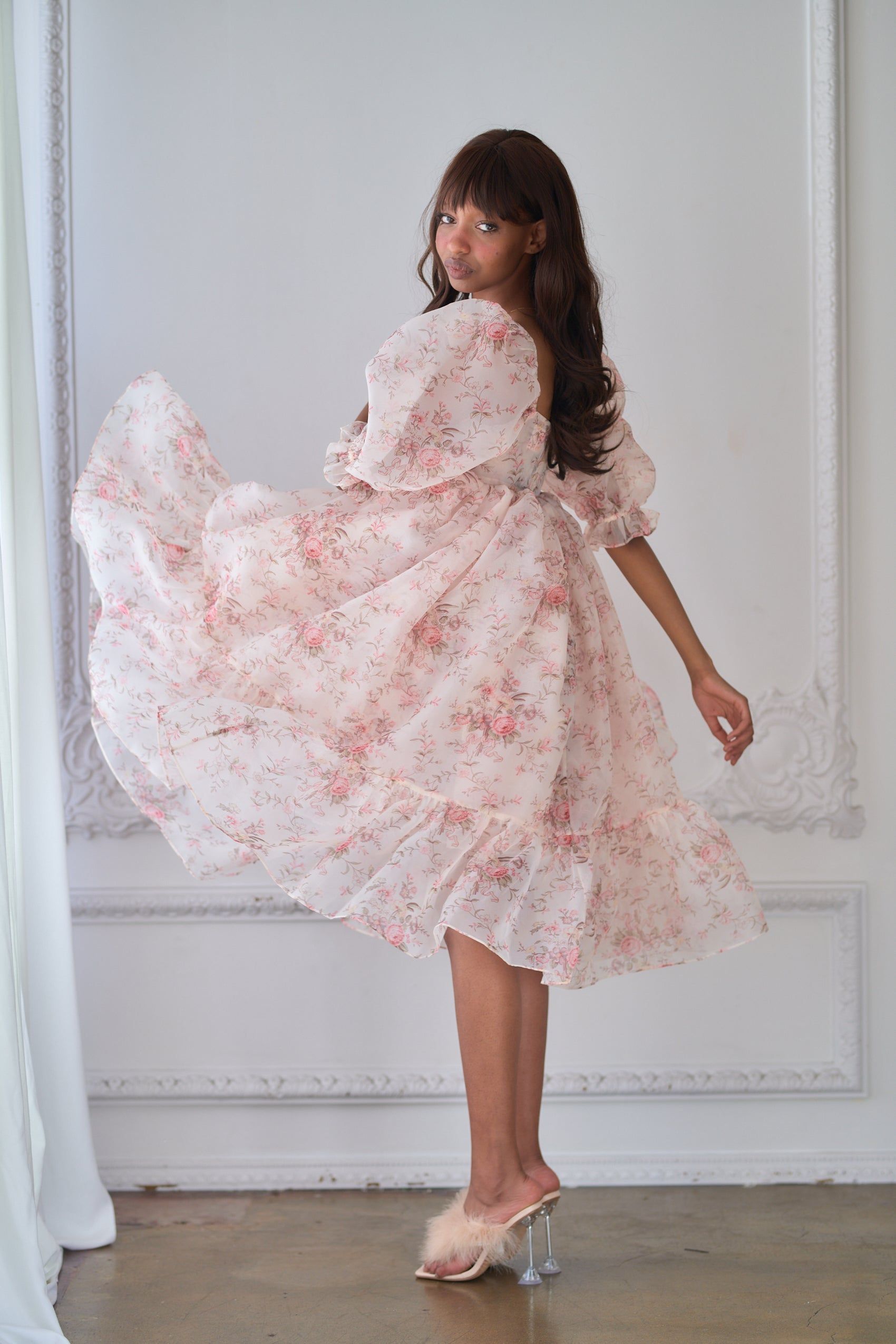 The Renaissance Girl French Puff Dress sold by Selkie