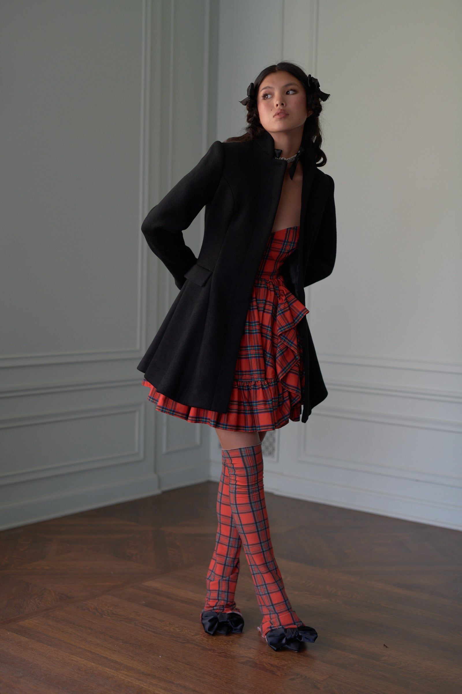 The Tartan Bebe Bloom Dress sold by Selkie product image thumbnail 15