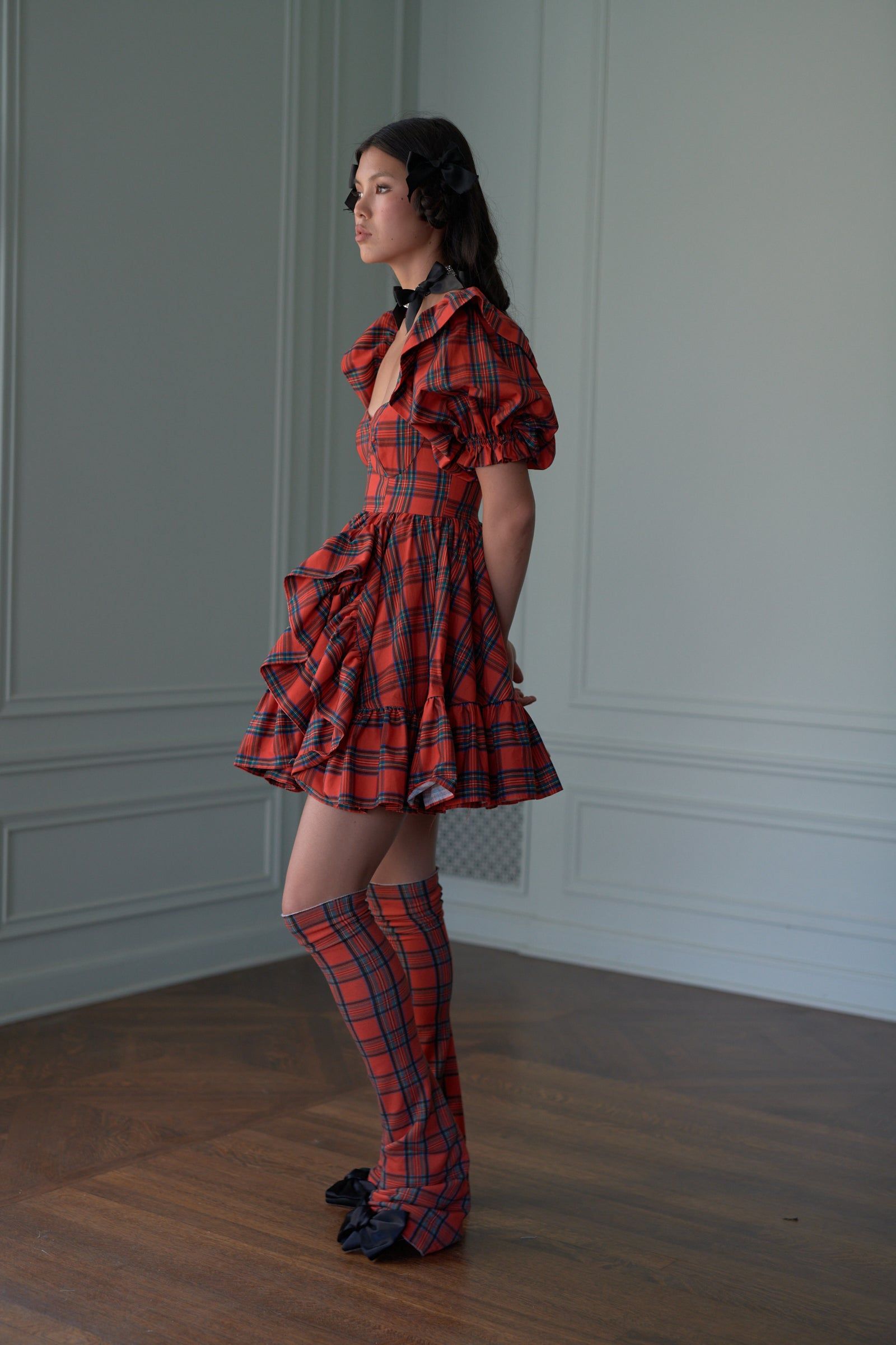 The Tartan Bebe Bloom Dress sold by Selkie product image thumbnail 21