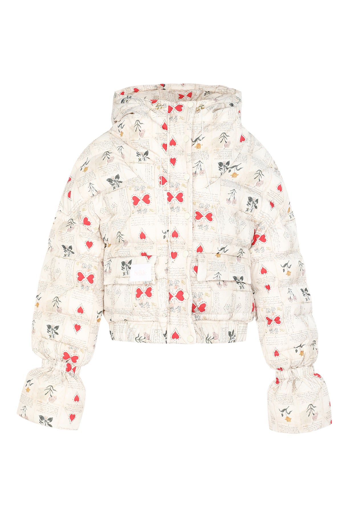 The Love Letter Hooded Puffer sold by Selkie product image thumbnail 4