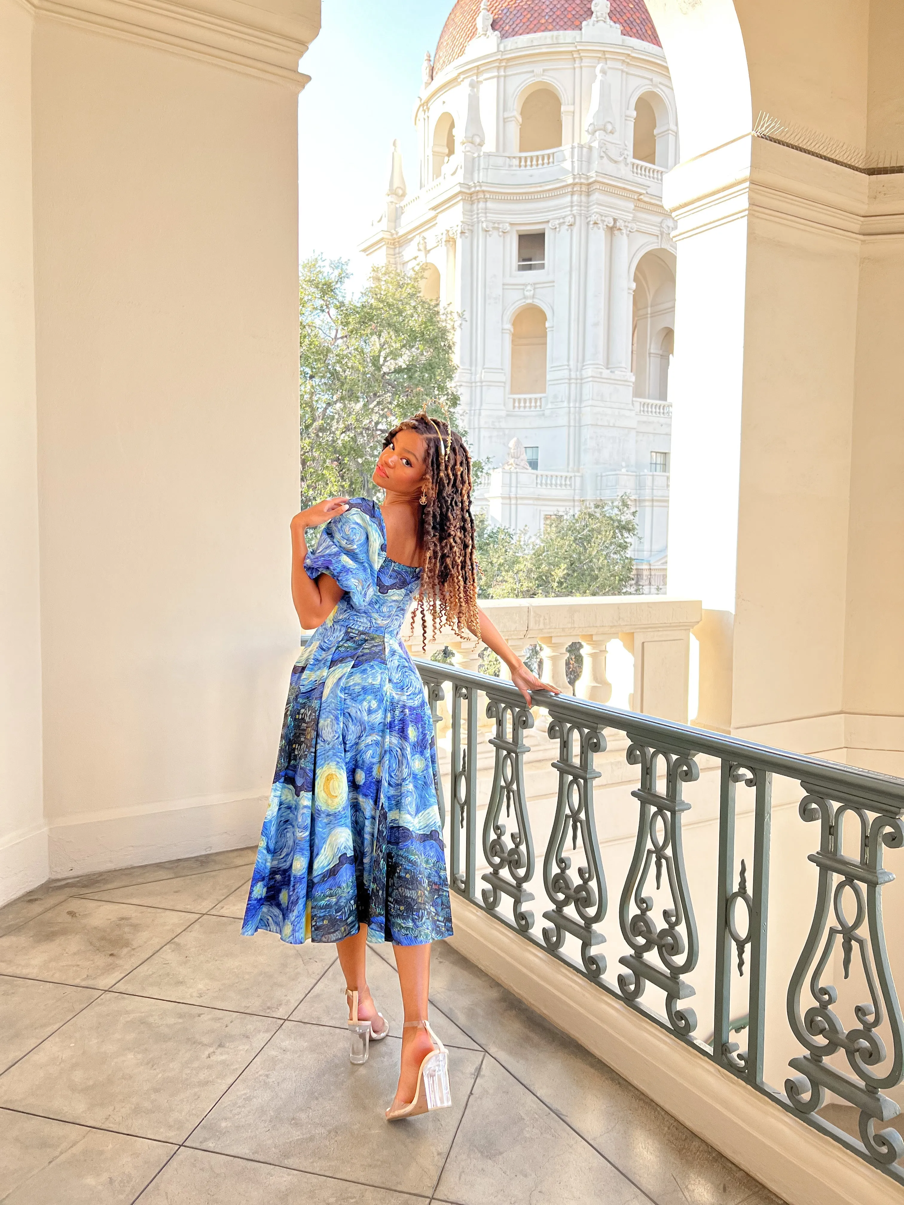 The Starry Night Day Dress sold by Selkie product image thumbnail 5