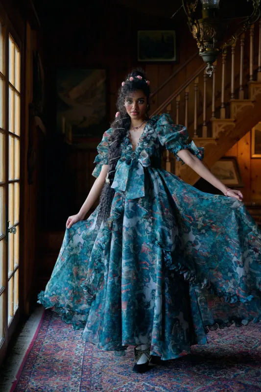 The Unicorn Defends Himself Marie Gown sold by Selkie