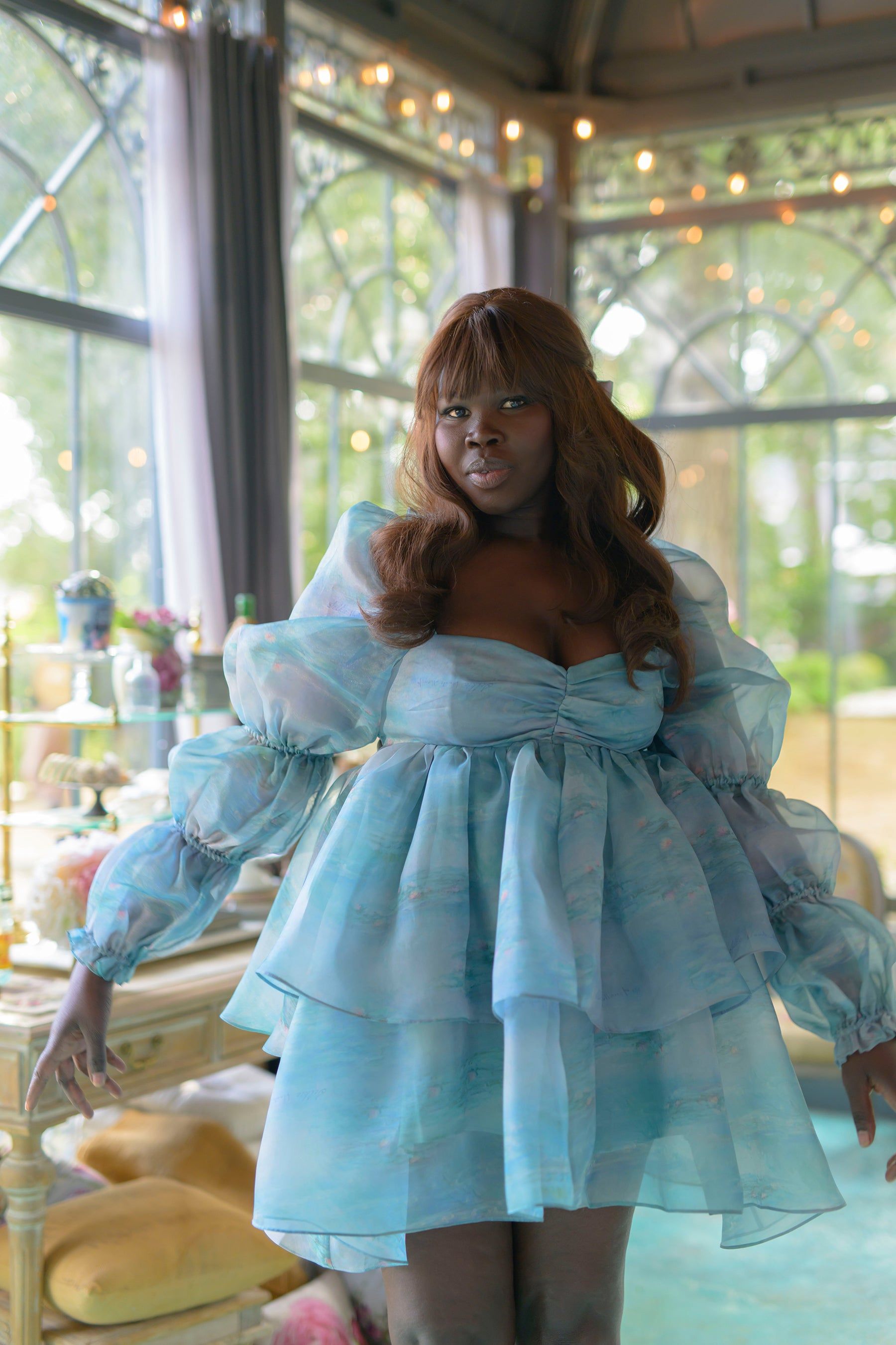 The Water Lilies Moonlight Dress sold by Selkie product image thumbnail 2