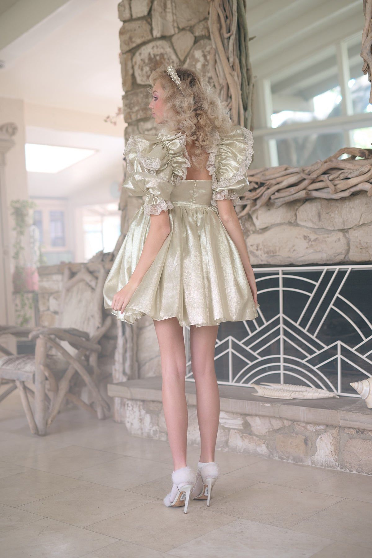 The Champagne Sugarfrill Puff sold by Selkie product image thumbnail 4