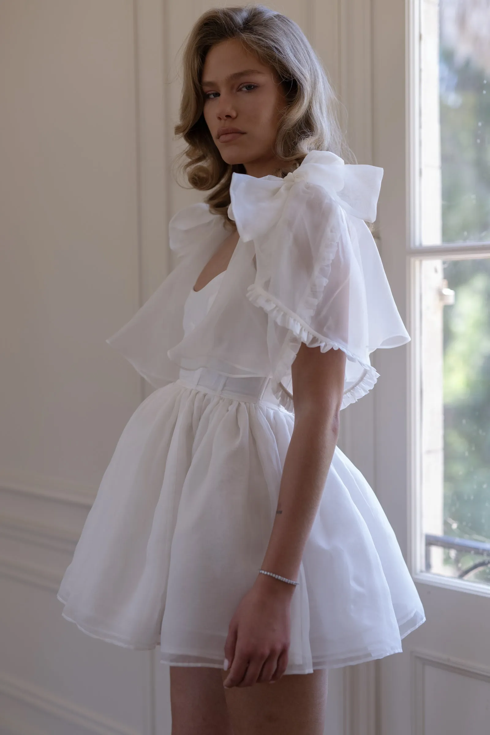 The Ivory Veuve Dress sold by Selkie product image thumbnail 3