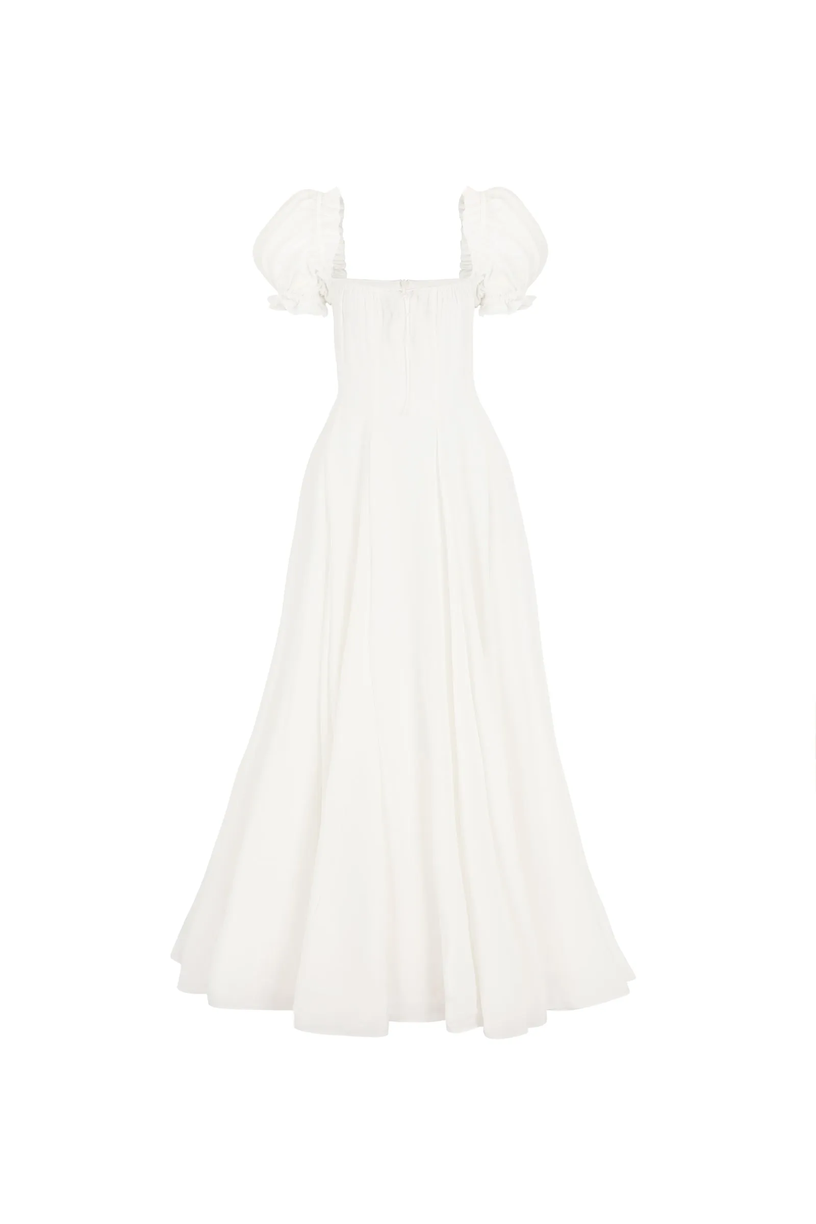 The Ivory Silk Garden Party Gown sold by Selkie product image thumbnail 2