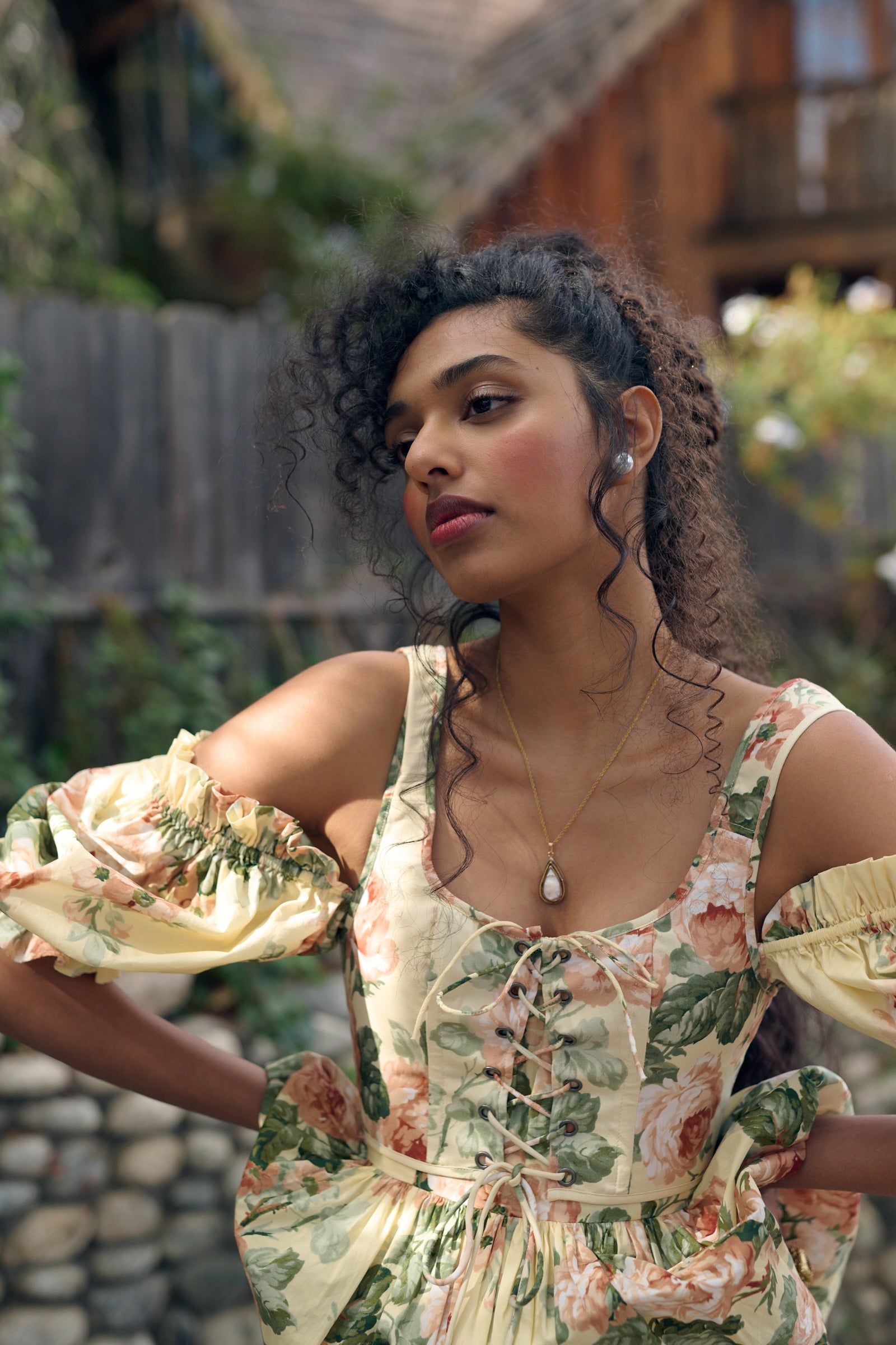 The Butter Rose Soft Corset sold by Selkie