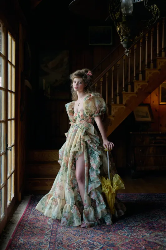 The Butter Rose In Bloom Bridal Gown sold by Selkie