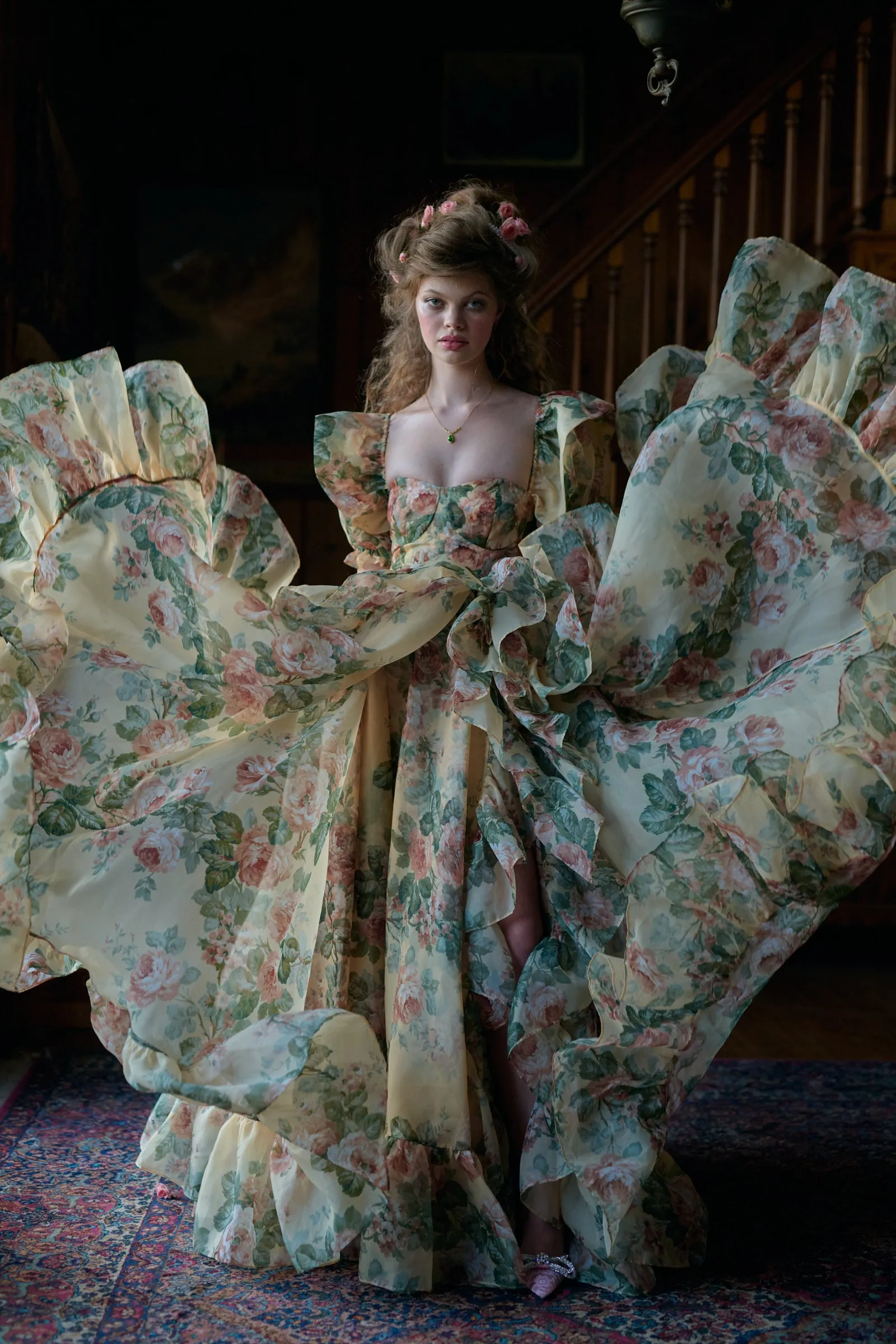 The Butter Rose In Bloom Bridal Gown sold by Selkie product image thumbnail 2