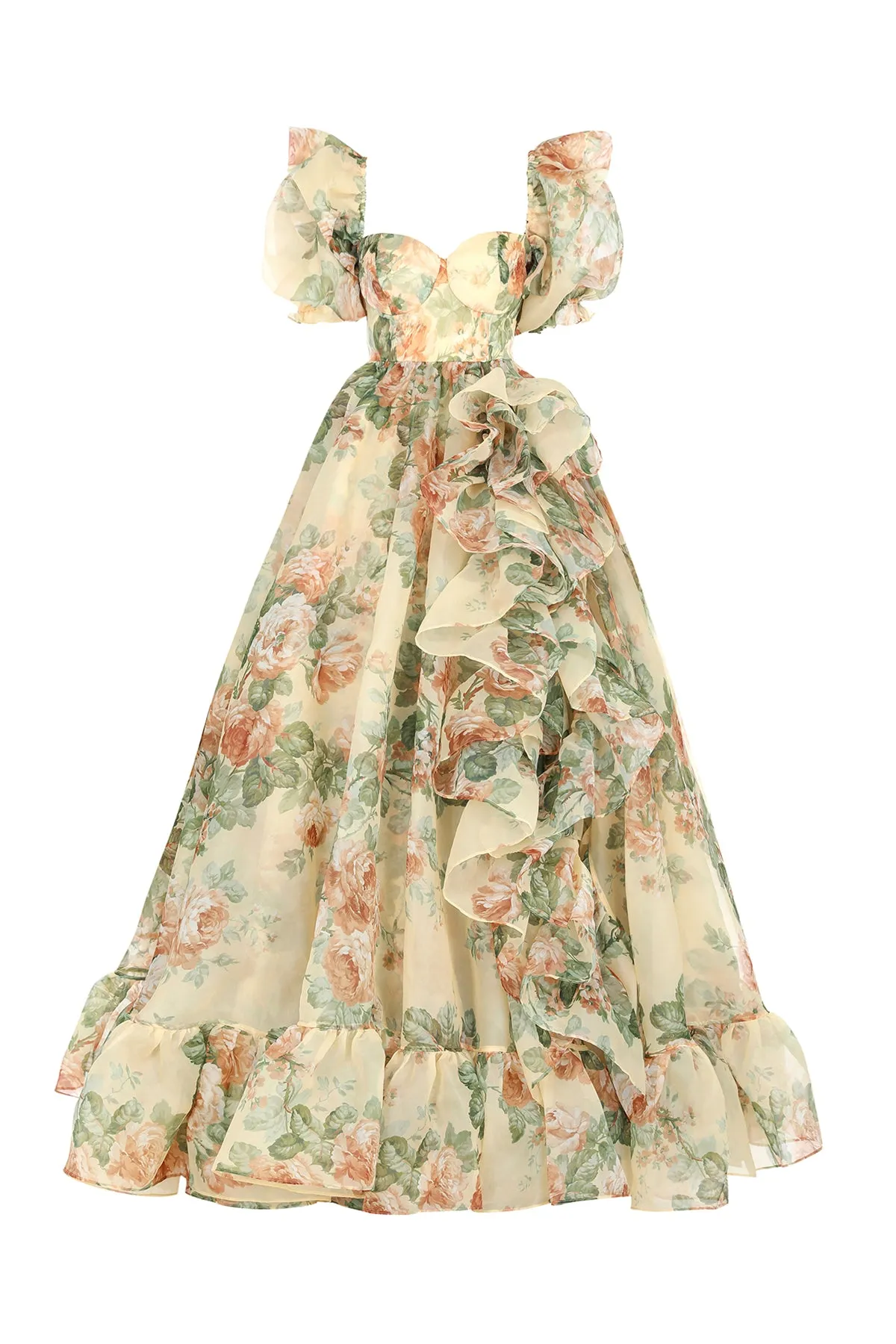 The Butter Rose In Bloom Bridal Gown sold by Selkie product image thumbnail 3