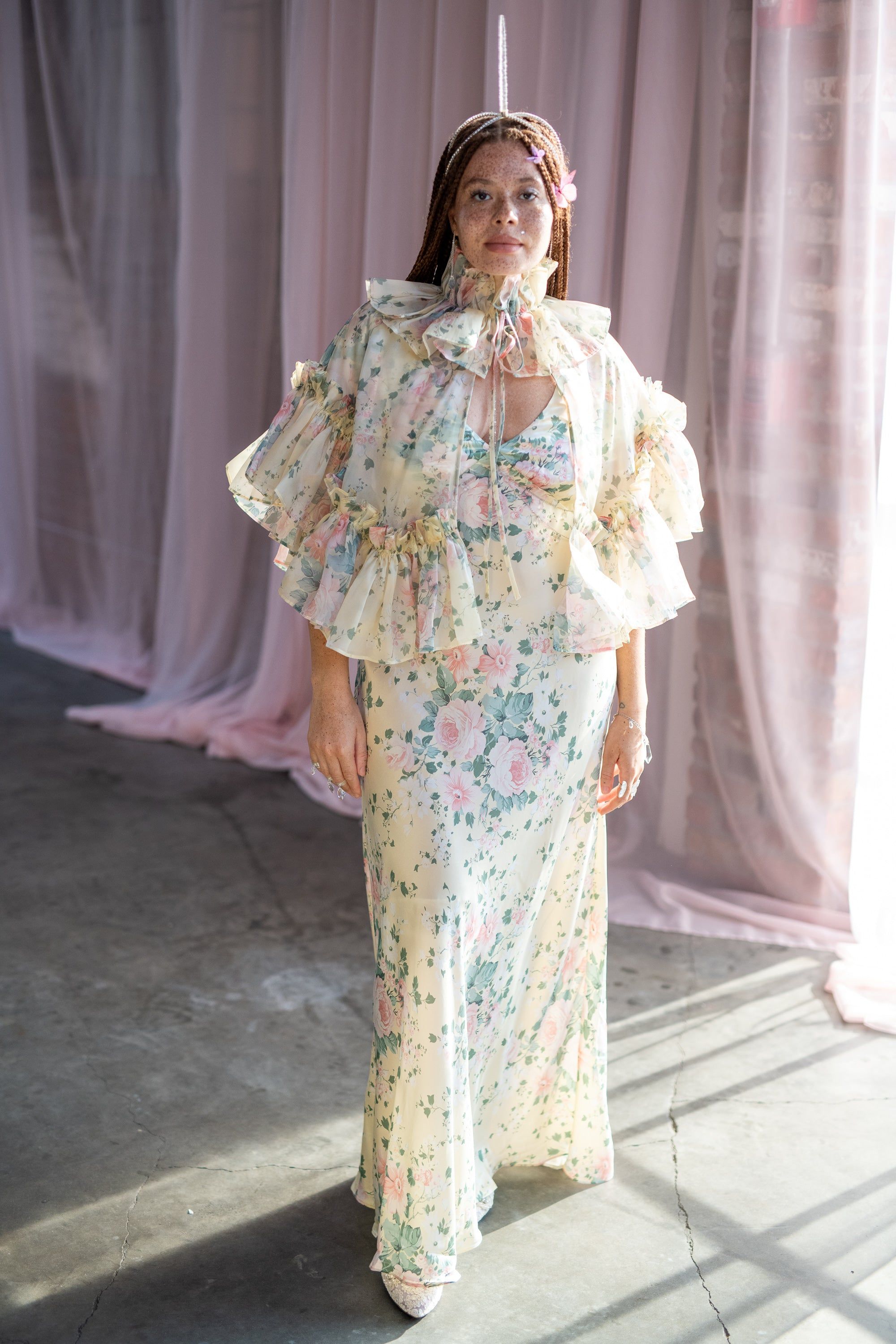 The Fantasy Flutter Slip Dress sold by Selkie product image thumbnail 5