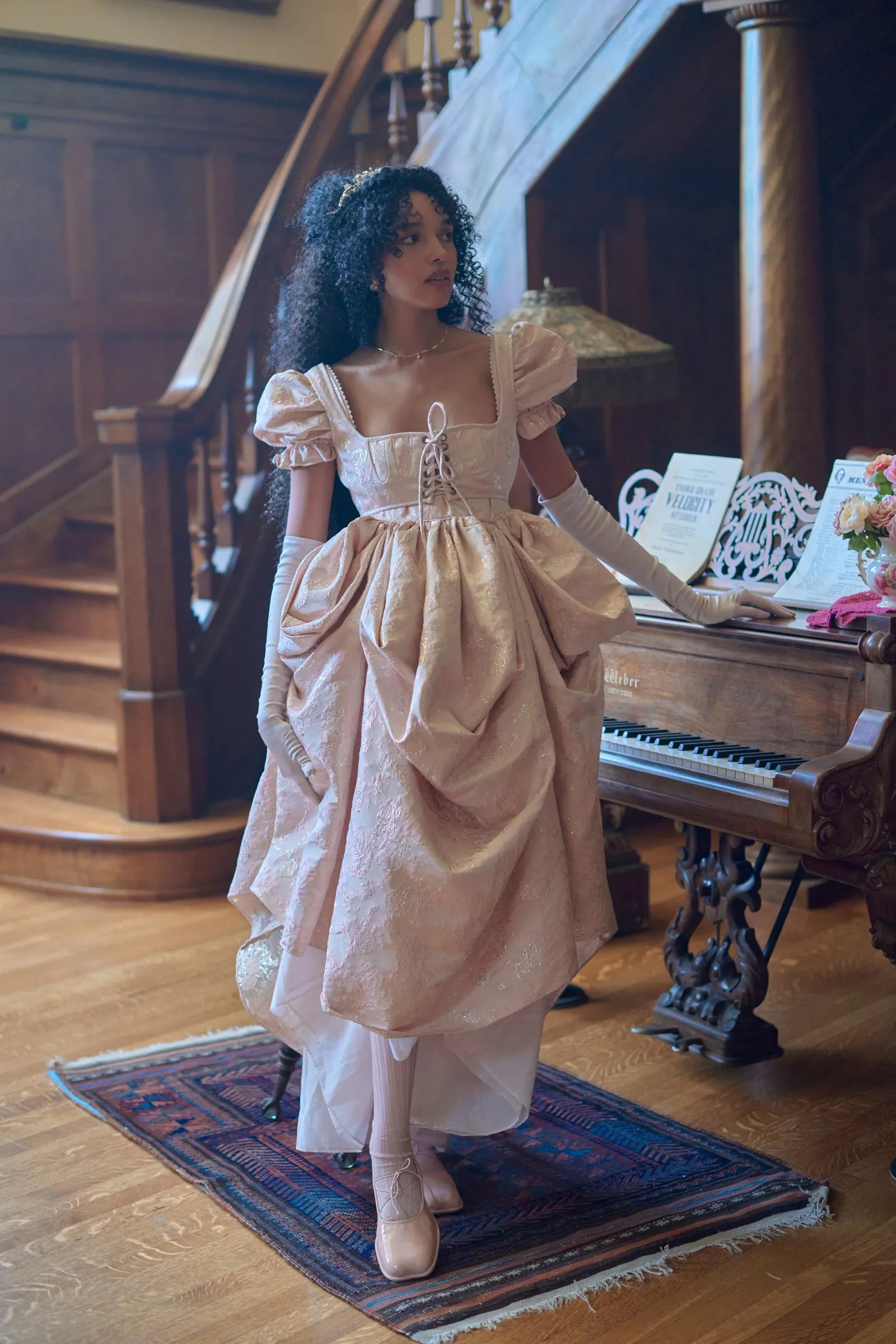 Edwina Empire Stay Corset sold by Selkie product image thumbnail 2