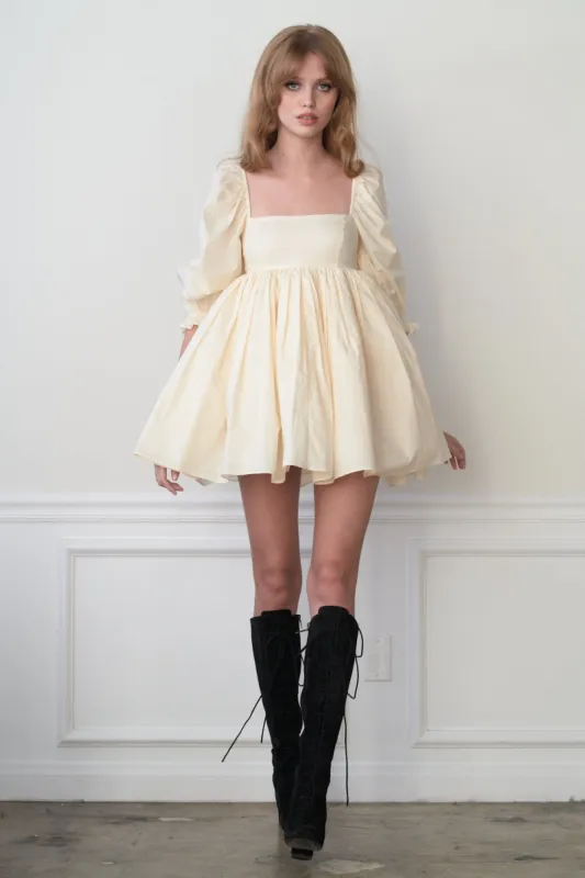 The Lamb Cottage Puff Dress made by Selkie