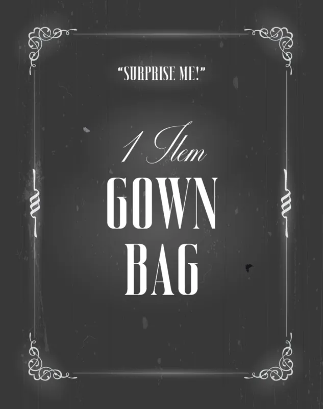 Gown Surprise Bag sold by Selkie