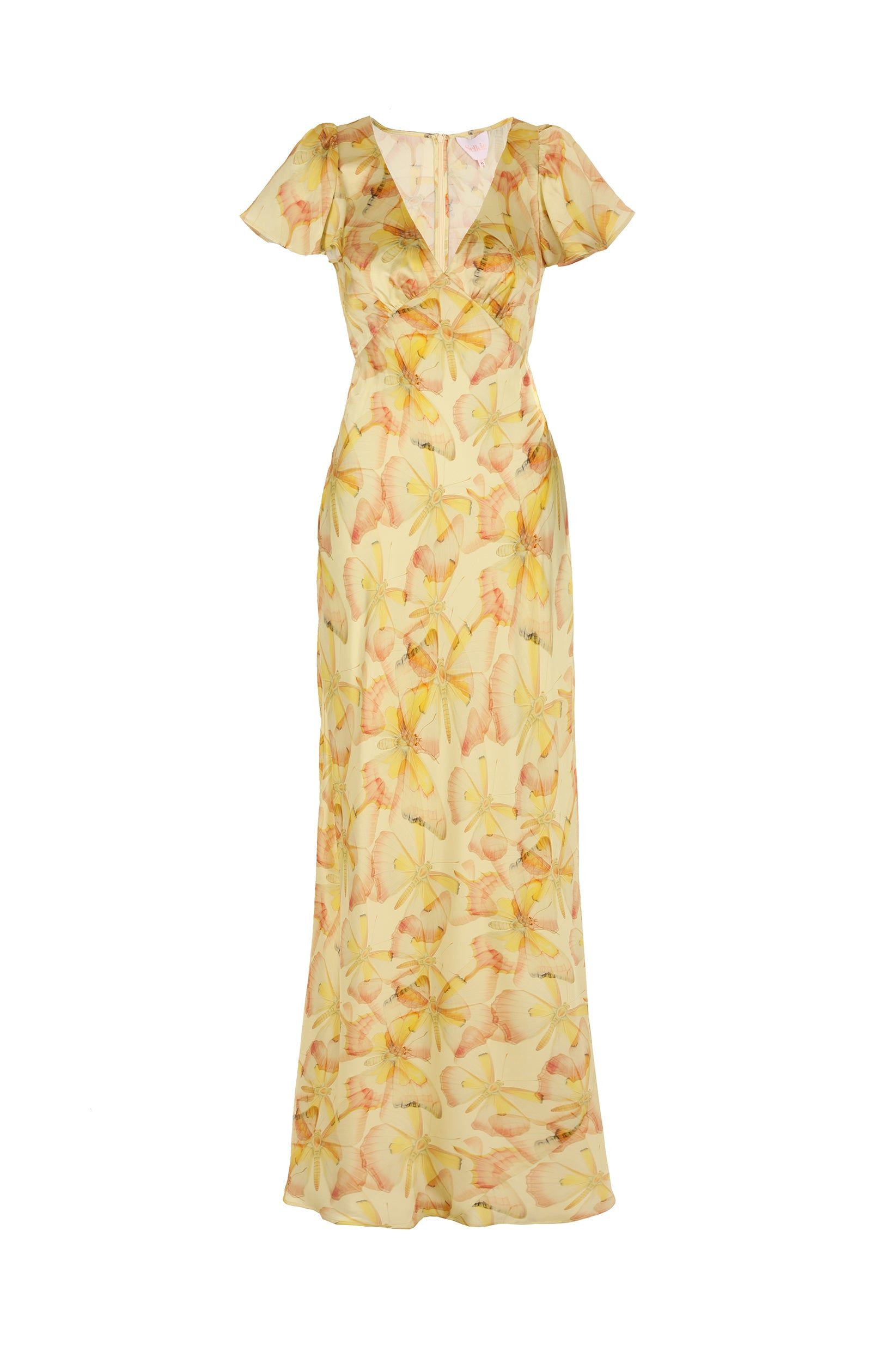 The Sunshine Flight Flutter Slip Dress, Pre Order sold by Selkie