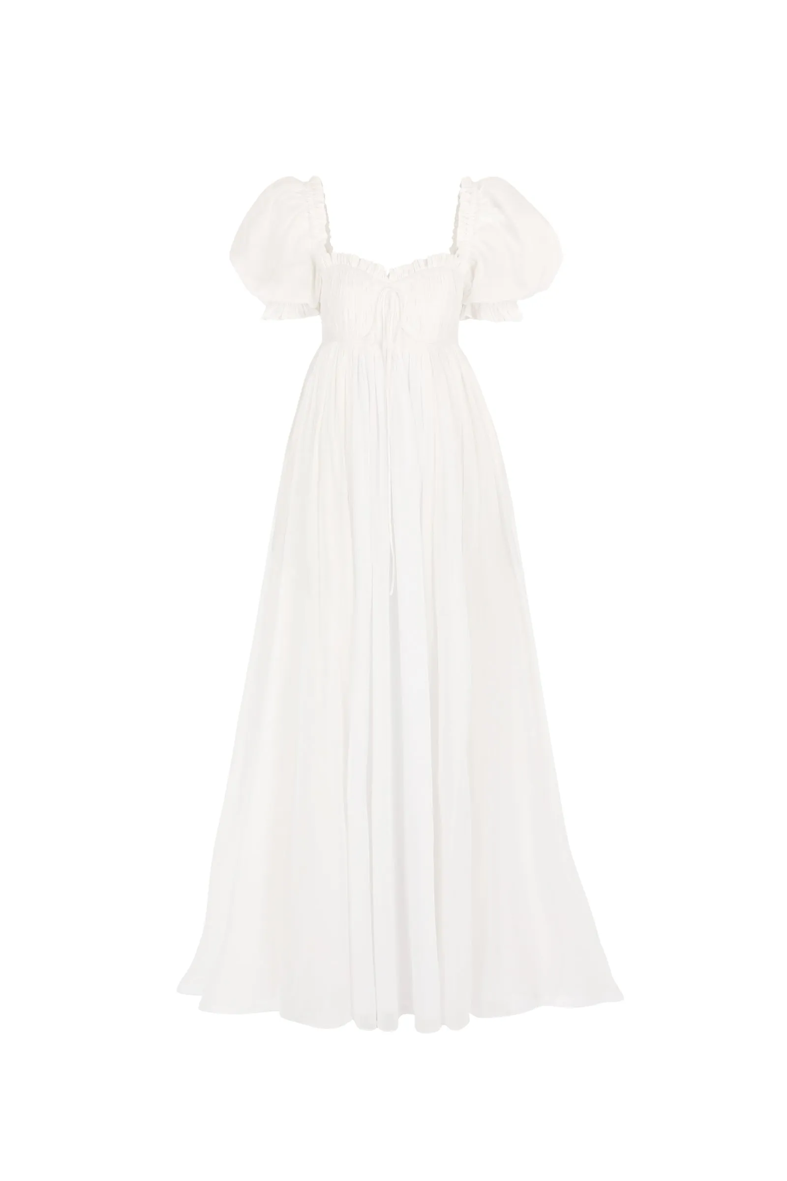 The Ivory Cotton Seashell Gown sold by Selkie product image thumbnail 2