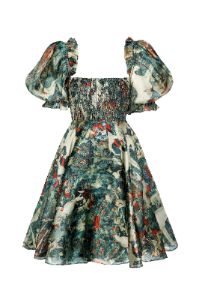 The Silk Satin Unicorn Defends Himself Maria Dress sold by Selkie