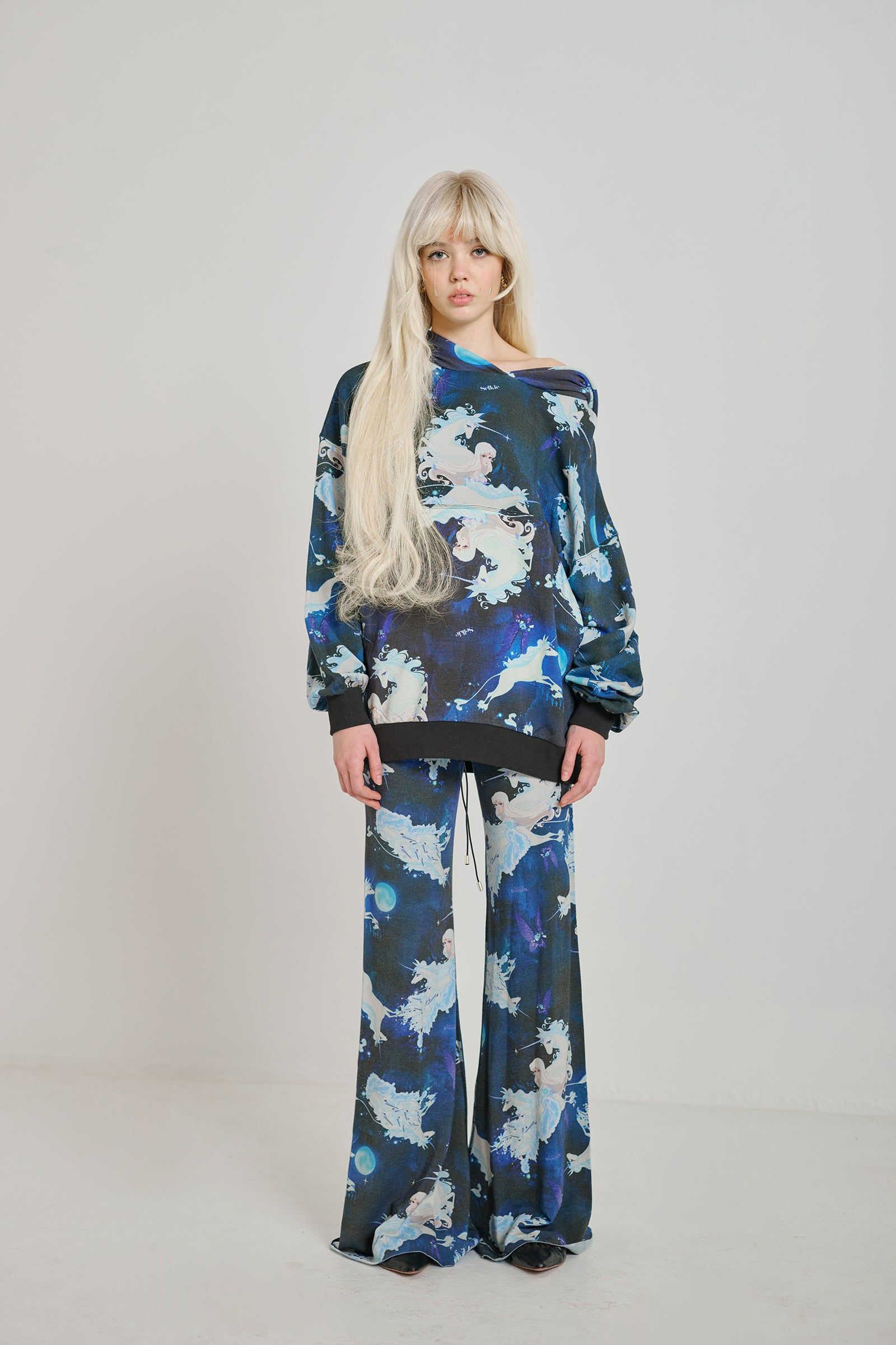 The Last Unicorn Night Pillow Hoodie sold by Selkie product image thumbnail 3