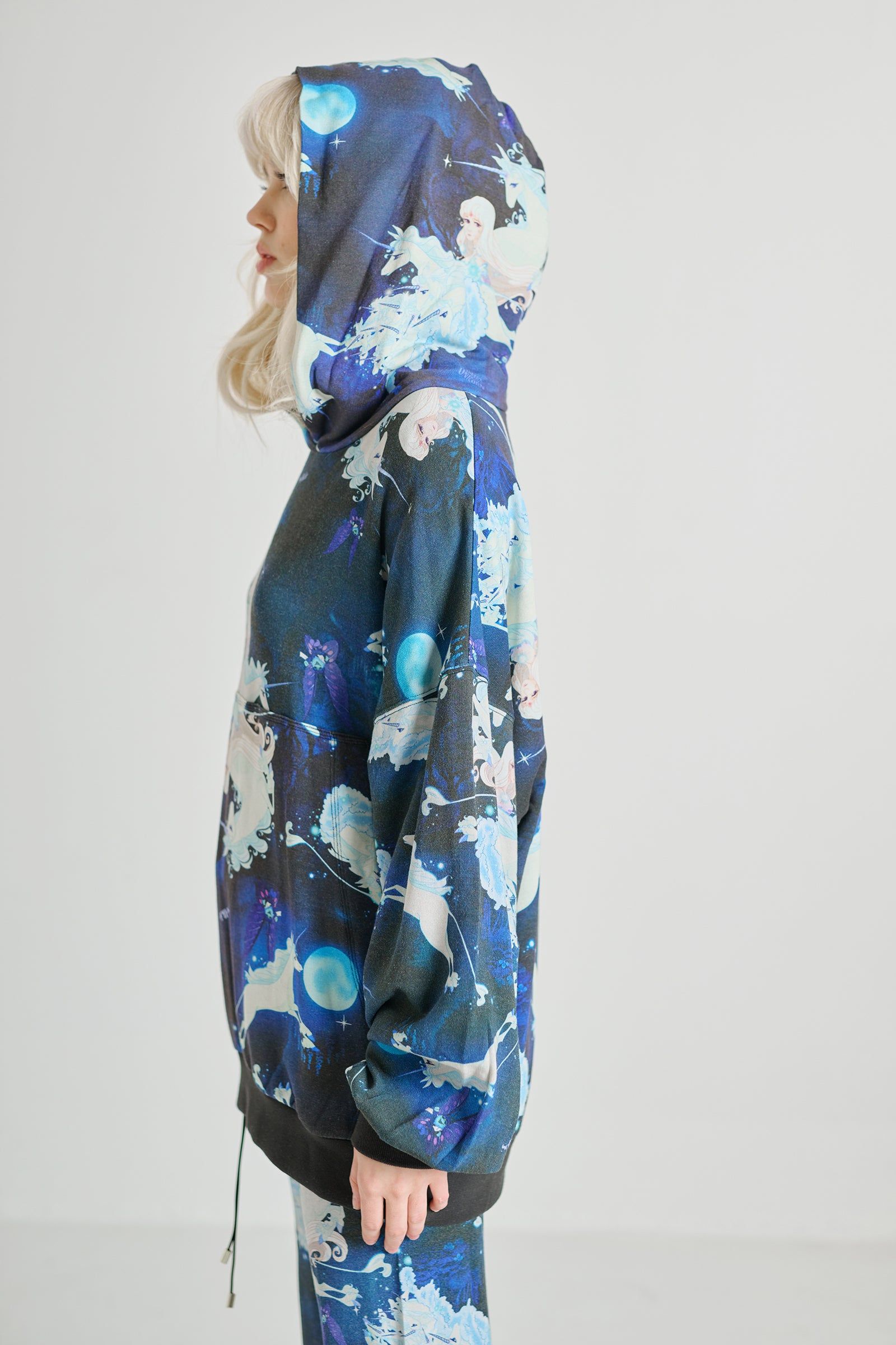 The Last Unicorn Night Pillow Hoodie sold by Selkie product image thumbnail 2