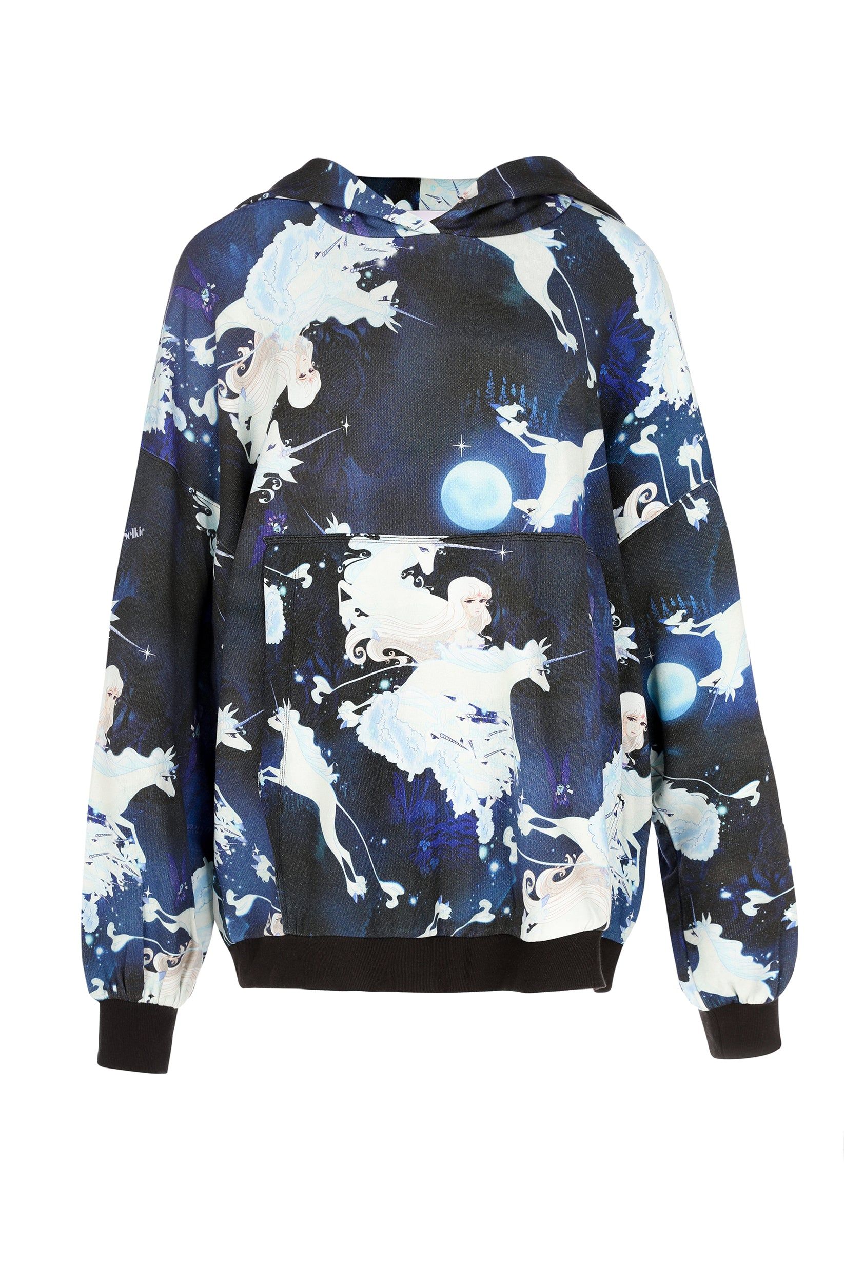 The Last Unicorn Night Pillow Hoodie sold by Selkie product image thumbnail 4