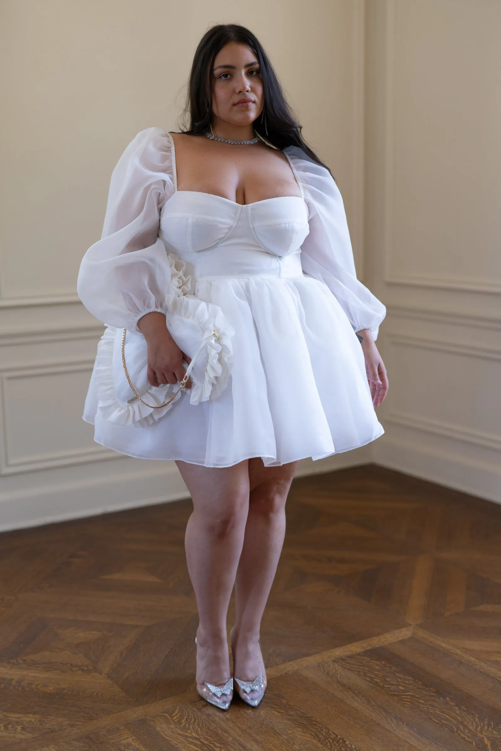 The Ivory Carousel Dress sold by Selkie product image thumbnail 3