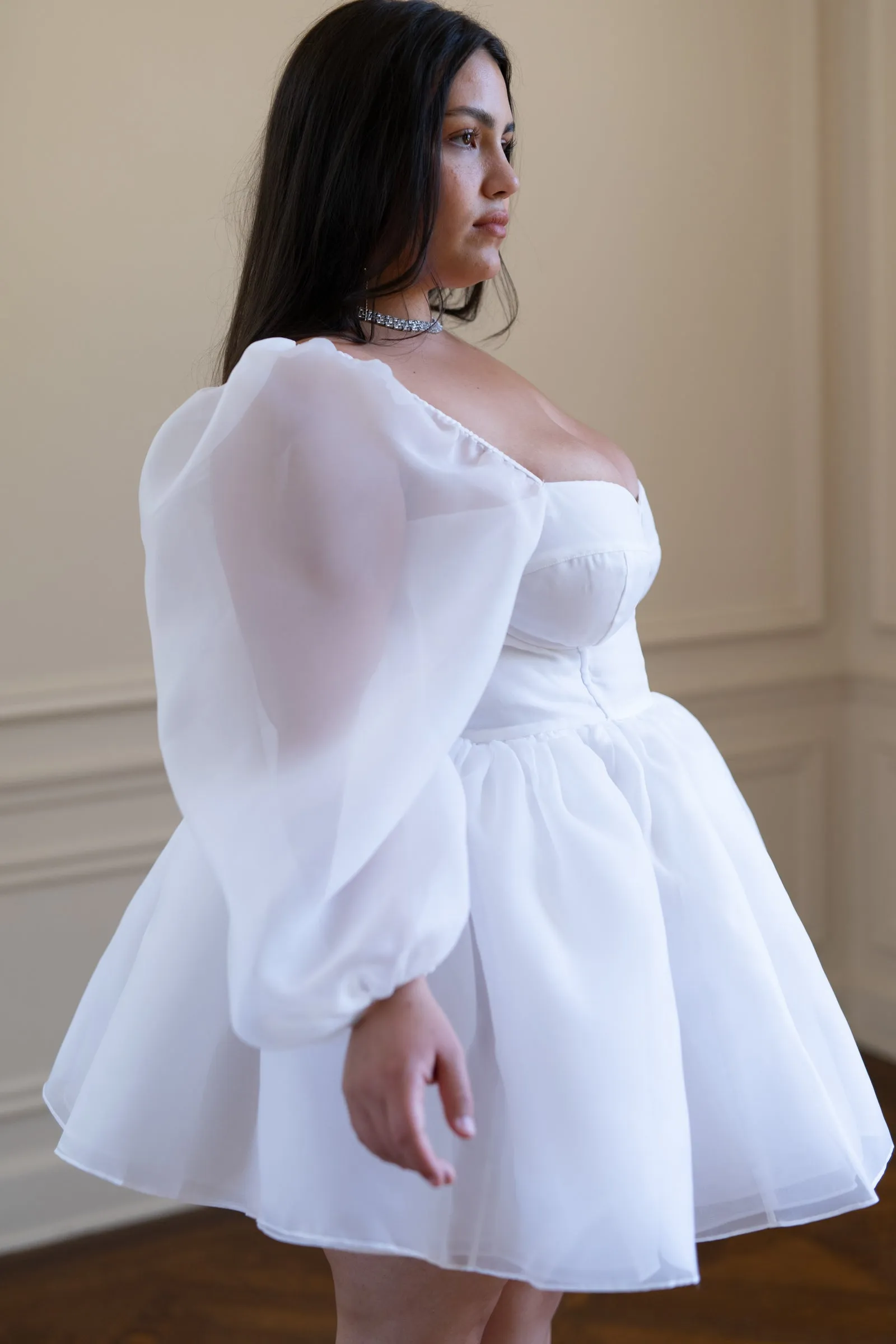 The Ivory Carousel Dress sold by Selkie product image thumbnail 5