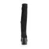 Linden Knee High Boots - Black Micro sold by Verali