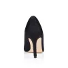 Wish Court Heel Pumps - Black Micro sold by Verali