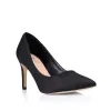 Wish Court Heel Pumps - Black Micro sold by Verali