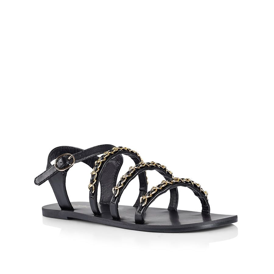 Candice Flat Sandals - Black sold by Verali product image thumbnail 2