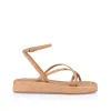 Bondi Flatform Sandals - Caramel Softee sold by Verali