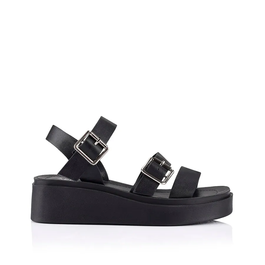 Rage Flatform Sandals - Black sold by Verali