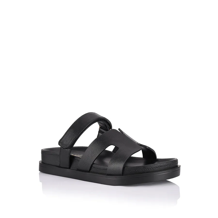 Oswald Footbed Slides - Black sold by Verali product image thumbnail 2