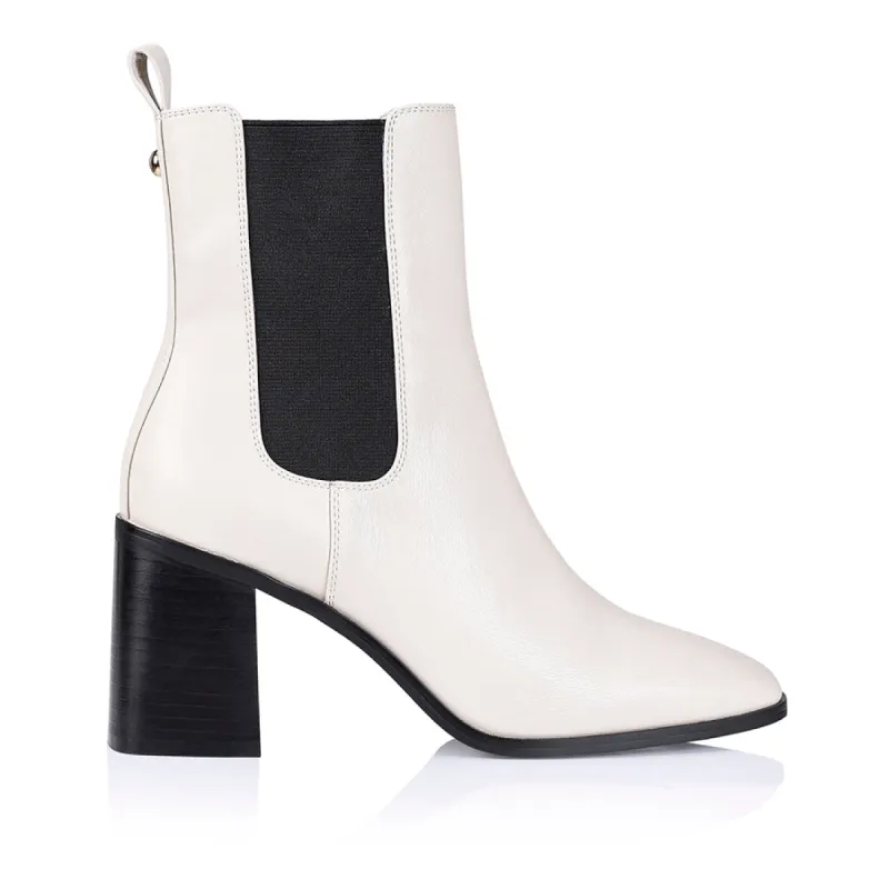Link Chelsea Ankle Boots - Bone Smooth sold by Verali