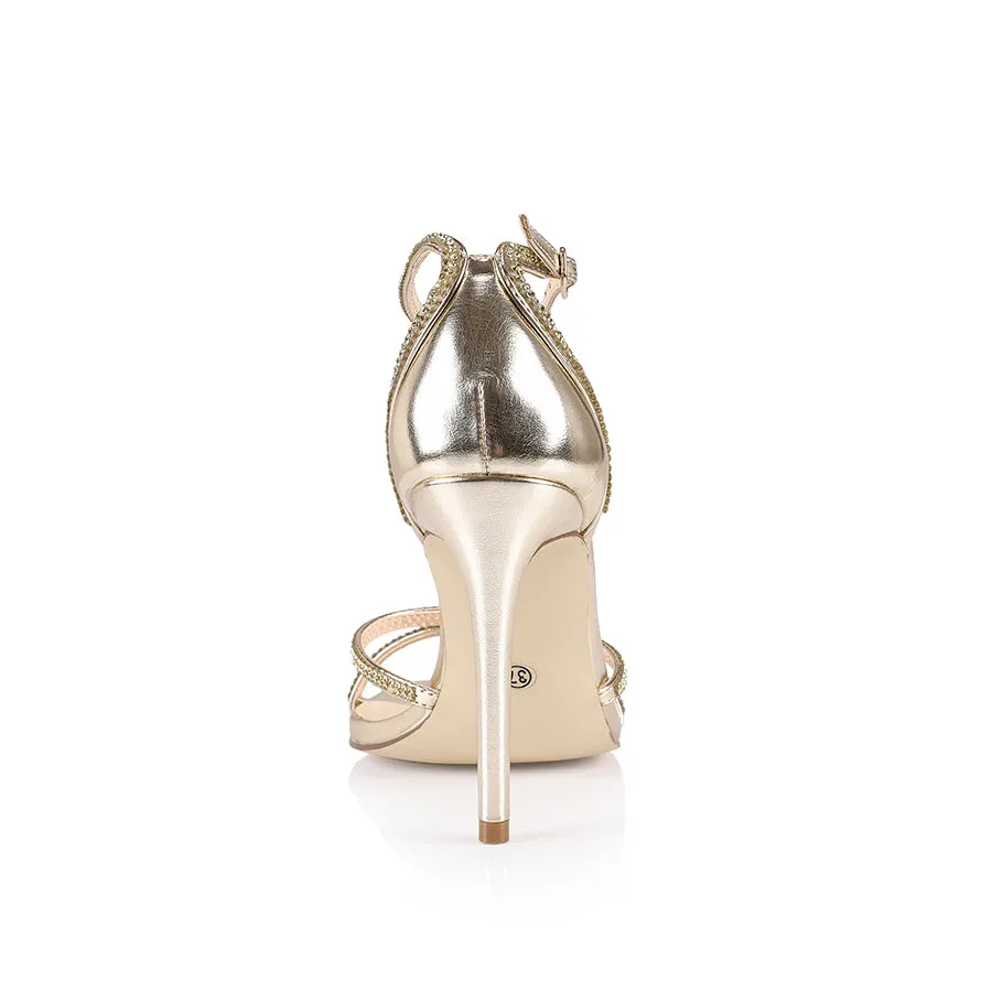 Ormond Diamante Heels - Champagne Metallic sold by Verali product image thumbnail 4