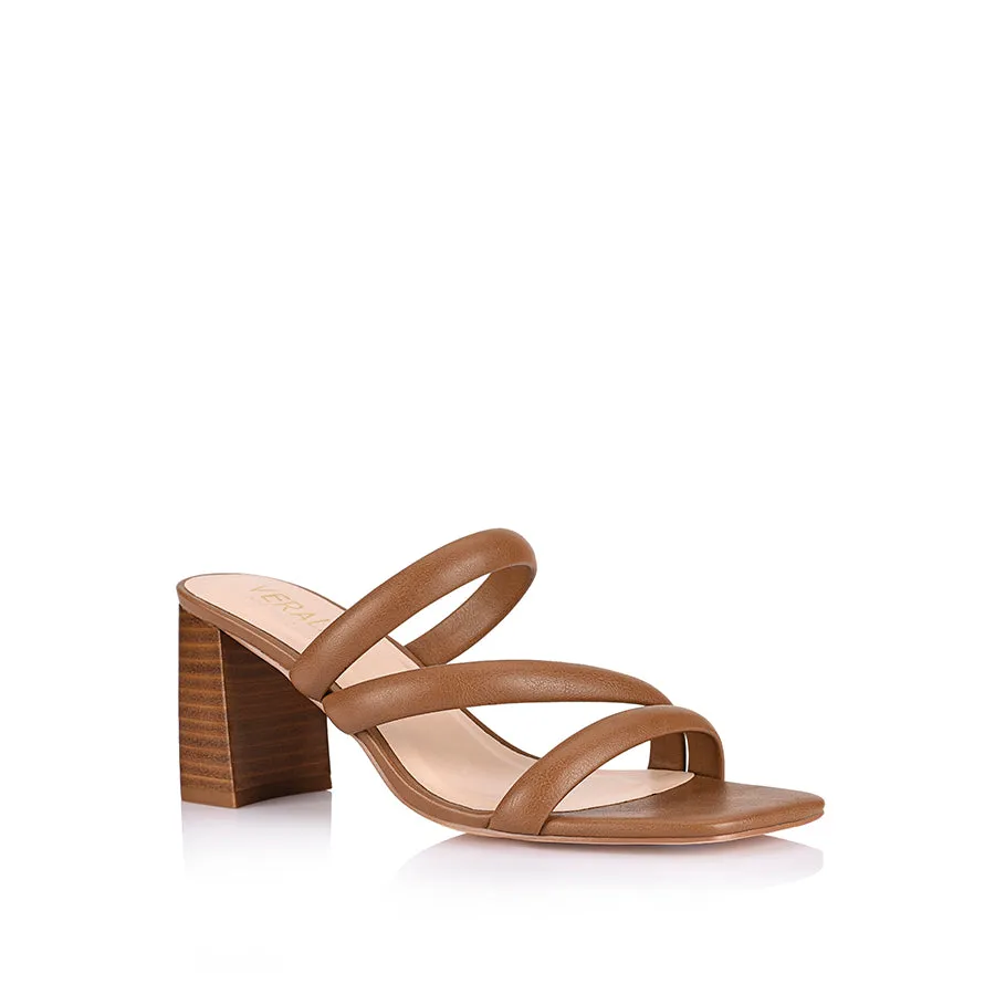 NaeNae Block Heel Sandals - Tan sold by Verali product image thumbnail 3