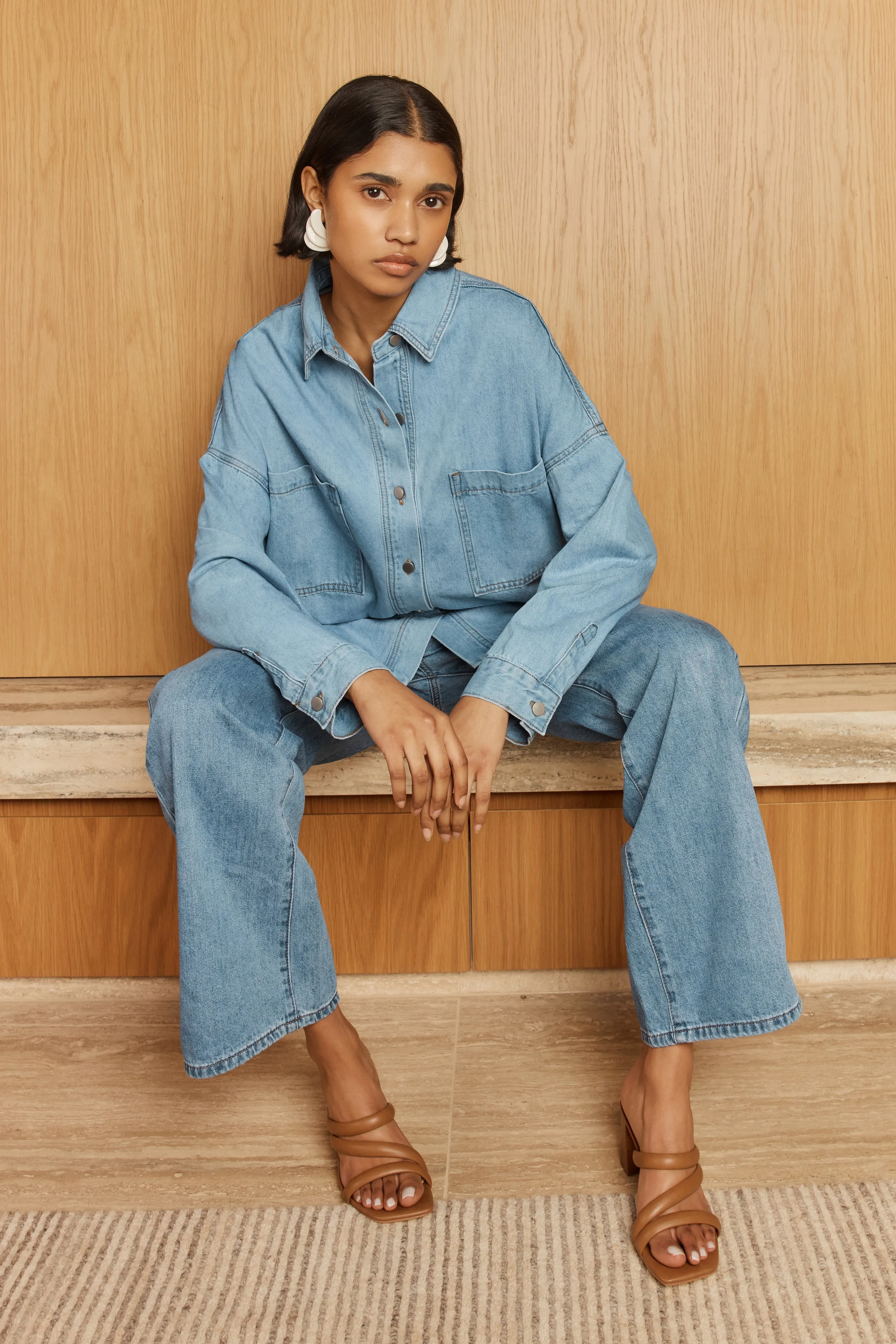 NaeNae Block Heel Sandals - Tan sold by Verali product image thumbnail 2