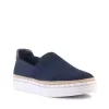 Queen Slip On Sneakers - Navy Knit sold by Verali