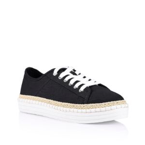 Queenbee Canvas Sneakers - Black sold by Verali
