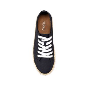 Queenbee Canvas Sneakers - Black sold by Verali