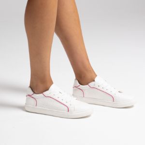 Whitaker Sneakers - White Fluro sold by Verali
