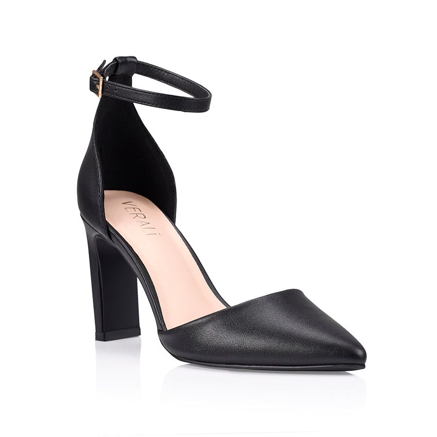 Kitra Closed Toe Heels - Black Smooth sold by Verali product image thumbnail 2