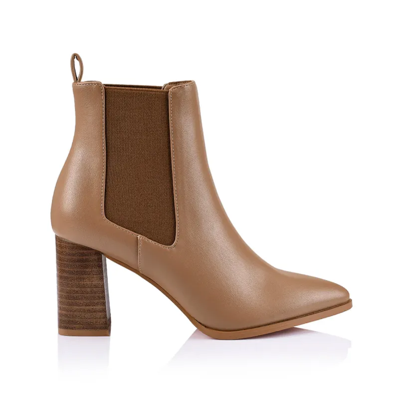 Magellan Chelsea Ankle Boots - Dark Camel sold by Verali