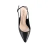 Harden Stiletto Pumps - Black Smooth sold by Verali