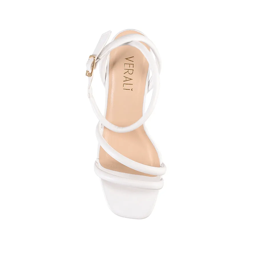 Crucial Block Heel Sandal - White Softee sold by Verali product image thumbnail 5